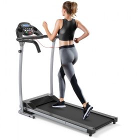 Compact Electric Folding Running and Fitness Treadmill with LED Display