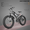 AOSTIRMOTOR S18 26&quot; 750W Electric Bike Fat Tire 48V 15AH Removable Lithium Battery for Adults