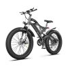 AOSTIRMOTOR S18 26&quot; 750W Electric Bike Fat Tire 48V 15AH Removable Lithium Battery for Adults