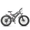 AOSTIRMOTOR S18 26&quot; 750W Electric Bike Fat Tire 48V 15AH Removable Lithium Battery for Adults