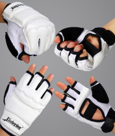 Boxing Gloves (Color: White, size: L)