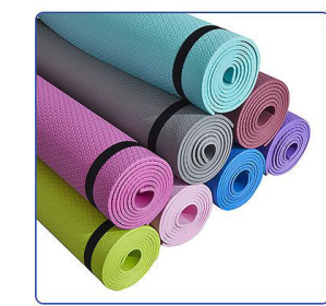 Eva Yoga Mat Fitness Exercise Mat (Color: Green, size: 4MM)