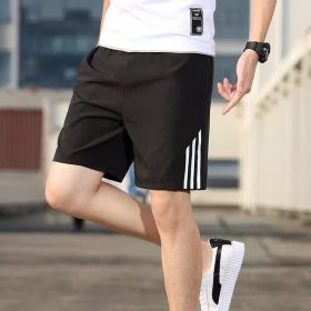 Sports Shorts Men's Summer Outdoor Fitness Quick-drying Shorts For Running (Style: Arrow cropped pants, size: XL)