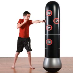 Inflatable Punching Tower (Color: Black3, Specifications: 1.5)