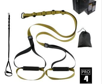 Hanging training belt (Color: Army Green, Model: P3 4)