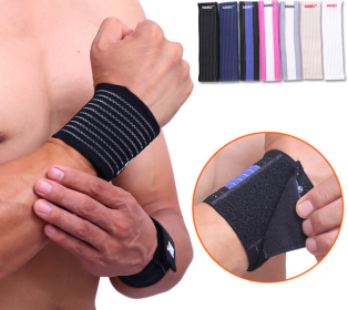 Sports bandage (Color: Blue, size: M)