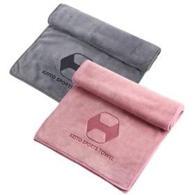 Sports Sweat Absorbent Towel Wipes (Color: Grey grey, size: L)