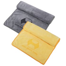 Sports Sweat Absorbent Towel Wipes (Color: Grey, size: XXXL)