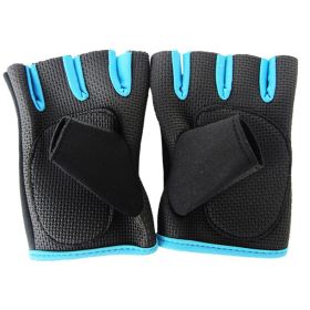 Sports Equipment Training Men's And Women's Fitness Gloves (Color: Rose Red, size: L)