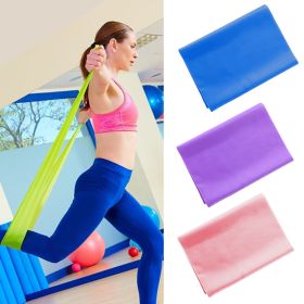 Yoga Fitness Exercise Body Strength Training TPE Resistance Band Elastic Circle (size: 1.5M)