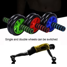 Home Gym Exercise Fitness Abdominal Muscle Training Belly Slimming Roller Wheel (Color: Yellow)