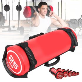 5/10/15/20/25/30kg Filling Weight Strength Training Fitness Exercise Sandbag (Color: Black)