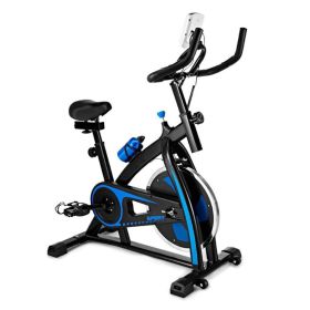 Home Indoor Stationary Adult  Fitness Exercise Spinning Bikes (Color: Blue)