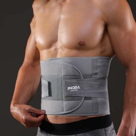 Exercise waist protection fitness equipment (Color: Grey)