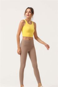 Yoga vest (Color: Yellow)