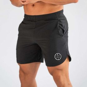 Muscle Wear Gym Shorts (Color: Black)