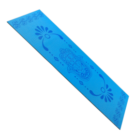 Yoga mat yoga (Color: Peacock blue)