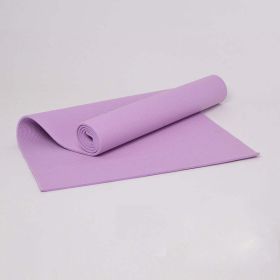 Yoga mat yoga (Color: Light purple)