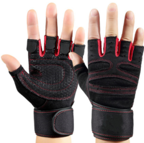 Half finger gym gloves (format: XL)