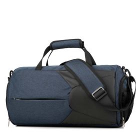 Multifunctional yoga gym bag (Color: Blue)