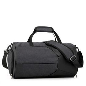 Multifunctional yoga gym bag (Color: Black)