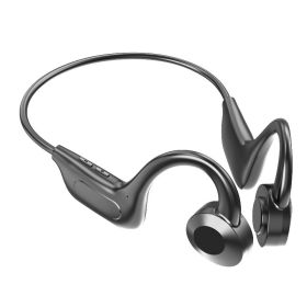 Can Be Inserted Into The Ear True Wireless Ear-mounted Sports Bluetooth Headset (Color: Black, size: L)