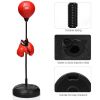 Both Adults And Kids Hand-Eye Coordination Ability Adjustable Height Boxing Punching Bag Stand Set