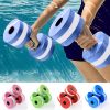 2Pcs Water Aerobic Exercise Foam Dumbbells Pool Resistance Water Fitness Exercises Equipment for Weight Loss