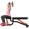 Adjustable Foldable Utility Sit Up Strength Training Weight Bench Equipmen